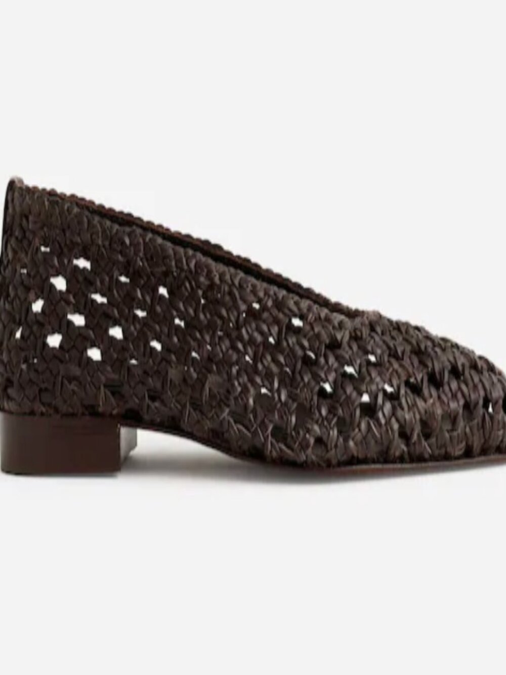 Madewell The Ruth Ballet Flat in Woven Leather - Picture 2 of 3